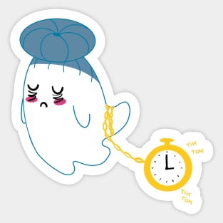 Little Ghost Time Sticker